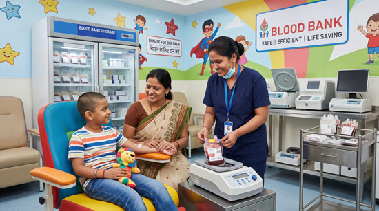 Fully Equipped Blood Bank